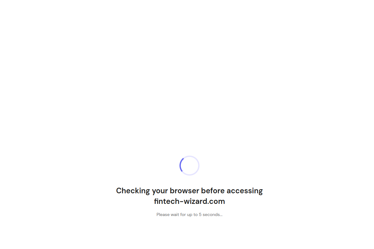 Fintech Wizard website homepage screenshot