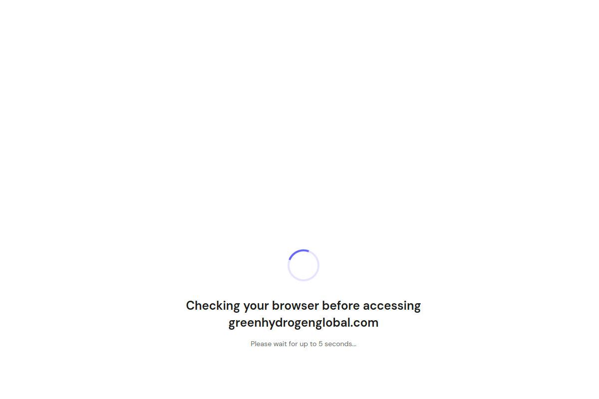 Green Hydrogen Global website homepage screenshot